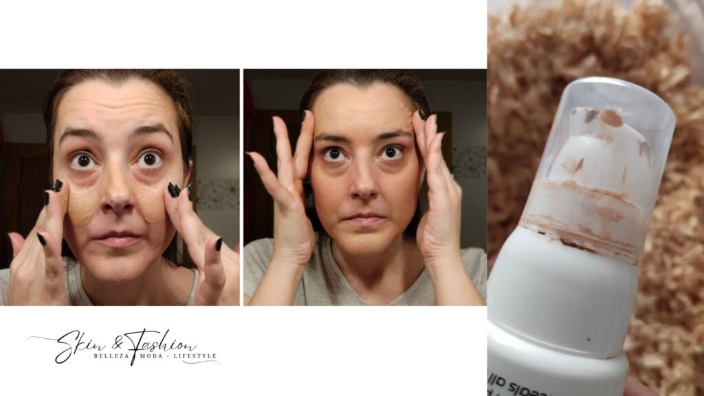 Aránzazu Santana aplicando CC Cream de Farma Dorsch