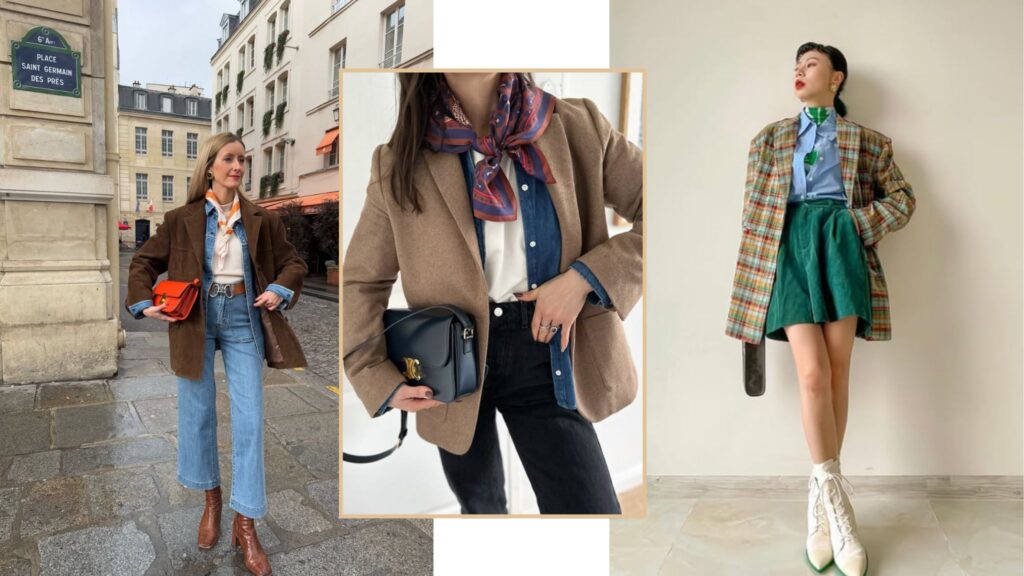 Layering con blazer