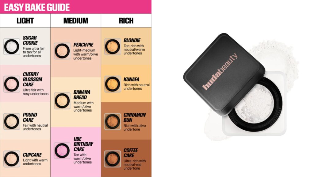 polvos sueltos Huda Beauty