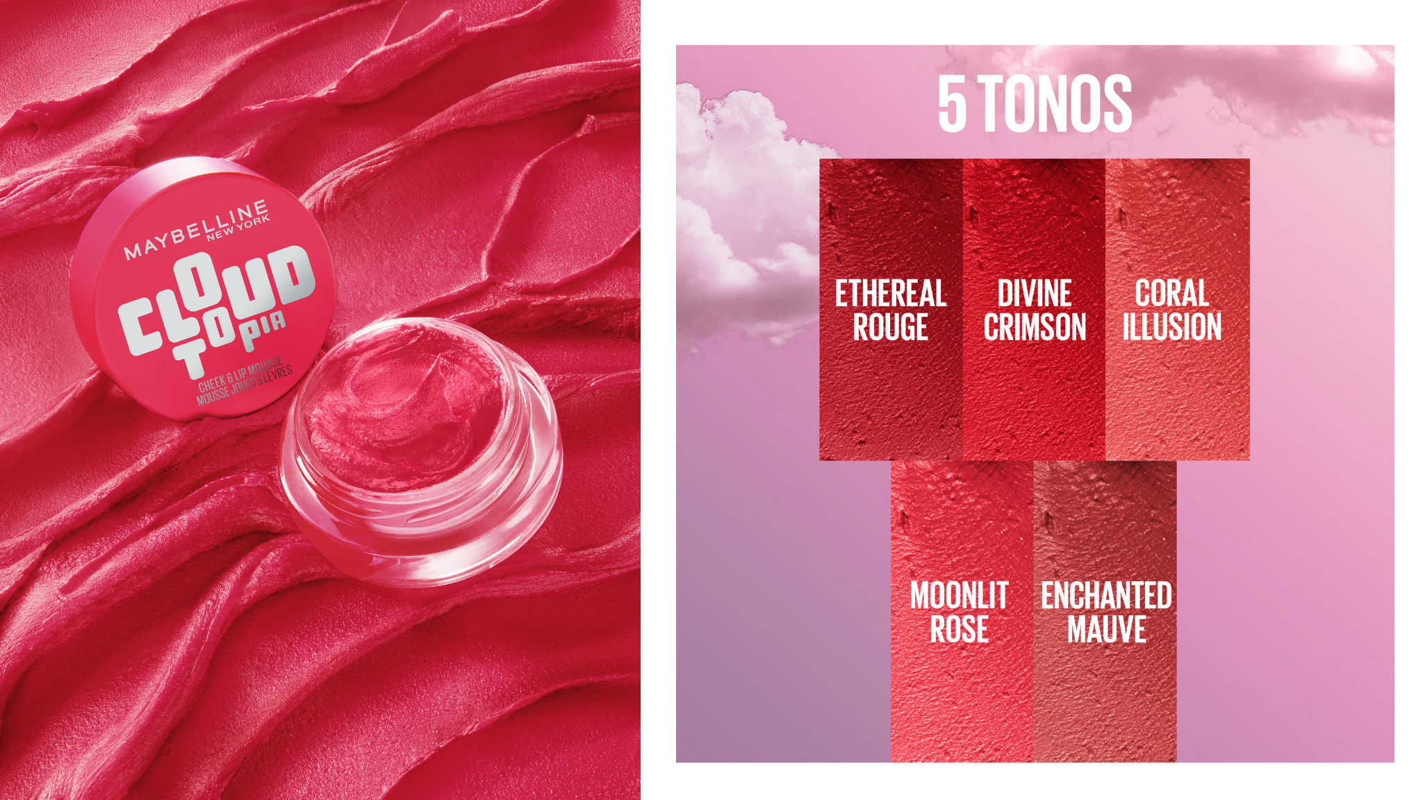 Coloretes 2 en 1 Cloudtopia - Maybelline New York