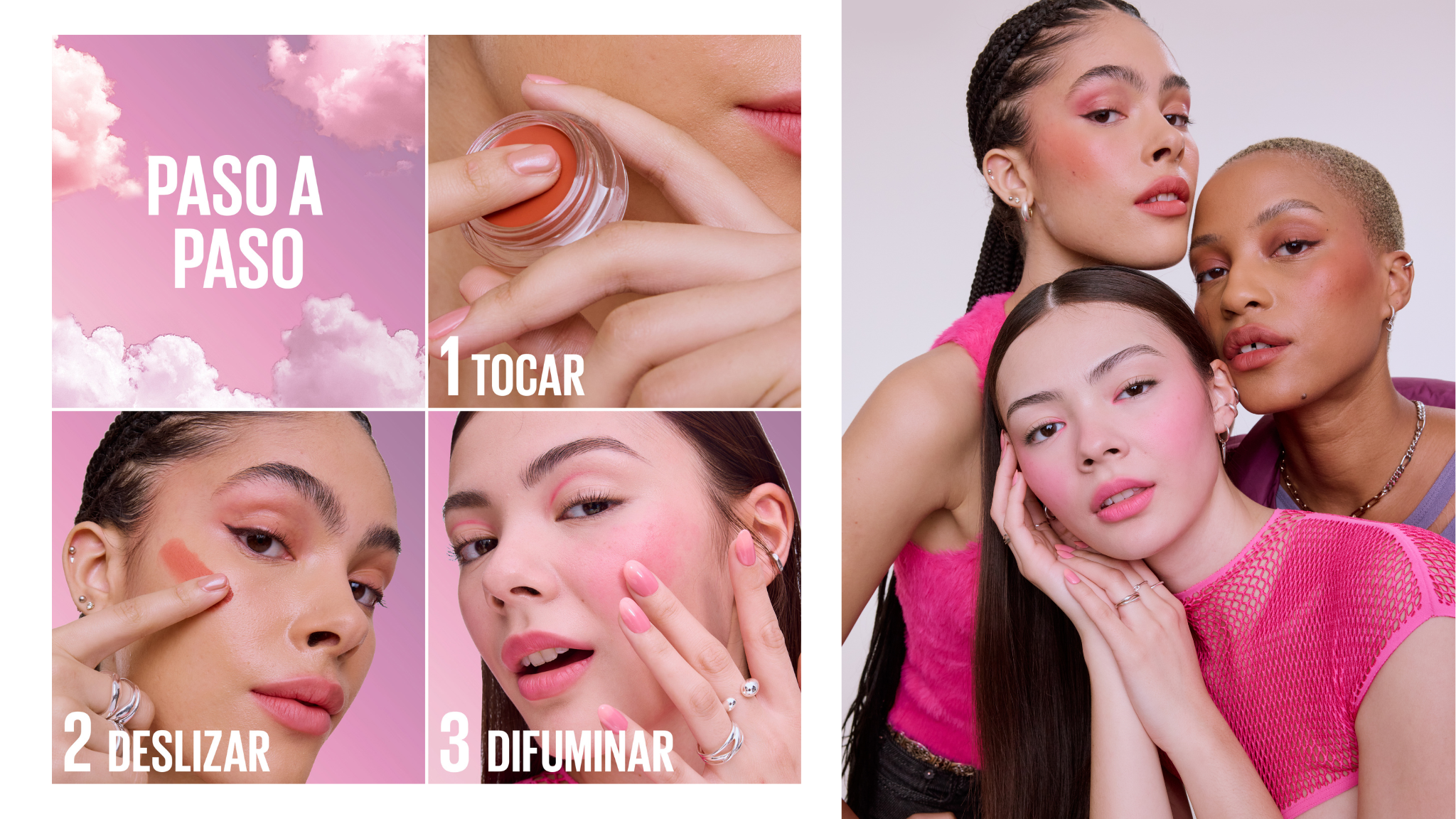 Coloretes 2 en 1 Cloudtopia - Maybelline New York