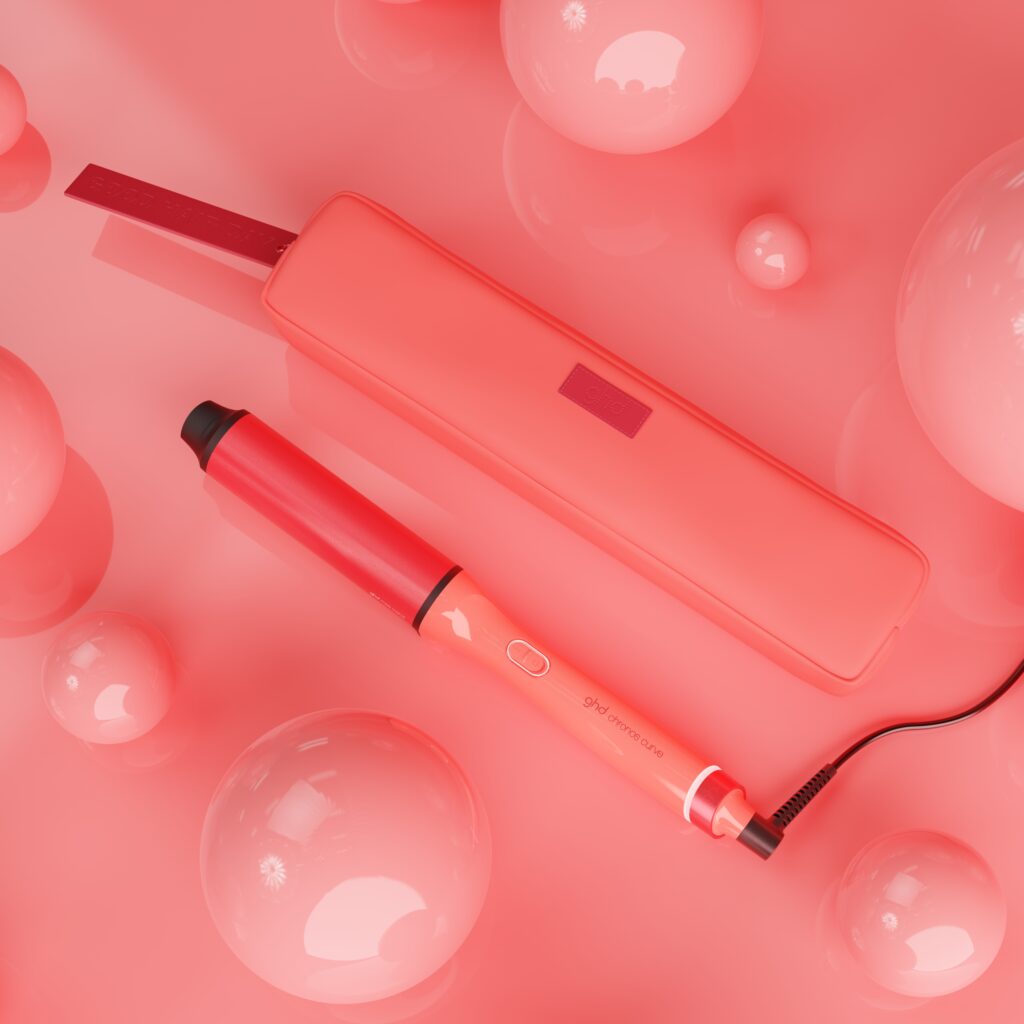 ghd jelly Chronos Curve Max Wand Candy Coral