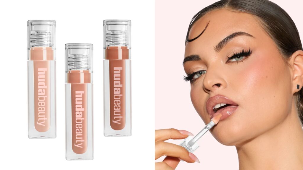 Muestras de tonos Faux Filler Lip Gloss Huda Beauty