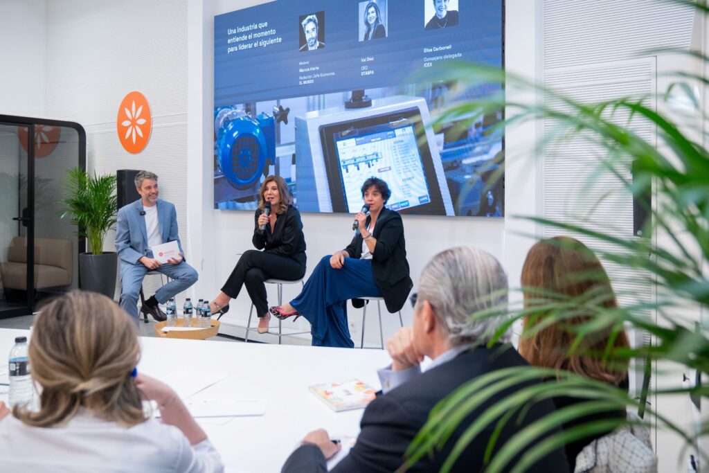 Val Díez STANPA y Elisa Carbonell ICEX